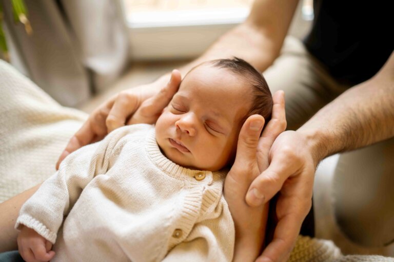 Séance photos naissance bébé Annecy Haute-Savoie Photographe
